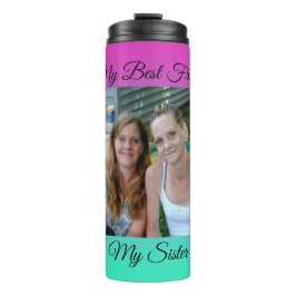 Mein bester Freund, meine Schwester, Personalisier Thermosbecher