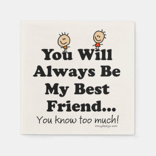 Mein bester Freund Serviette