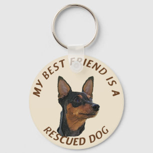 Mein bester Freund (Zwergpinscher) Schlüsselanhänger