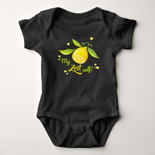 Mein bester Selbstlemon-Pub lustig Baby Strampler (Vorderseite)