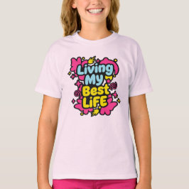 Mein bestes Leben lebendige farbenfrohe Pop-Art-Gr T-Shirt