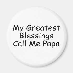 Mein bestster Segen ruft mich Papa an Magnet