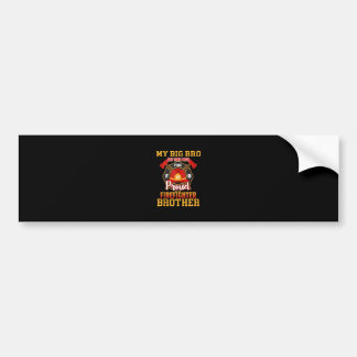 Mein Big Bro hat deinen Back-Stolz-FeuerwehrBruder Autoaufkleber