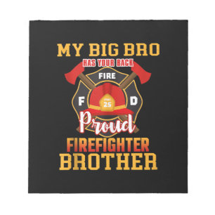 Mein Big Bro hat deinen Back-Stolz-FeuerwehrBruder Notizblock