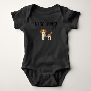 Mein Big Brother ist ein Beagle, Baby Duschgeschen Strampler