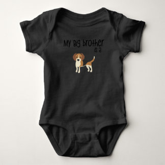 Mein Big Brother ist ein Beagle, Baby Duschgeschen Strampler