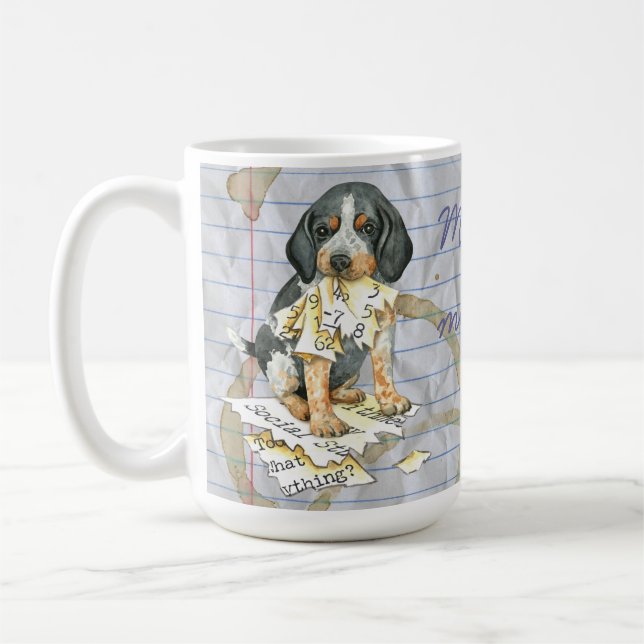 Mein Bluetick Ate My Lessingplan Kaffeetasse (Links)