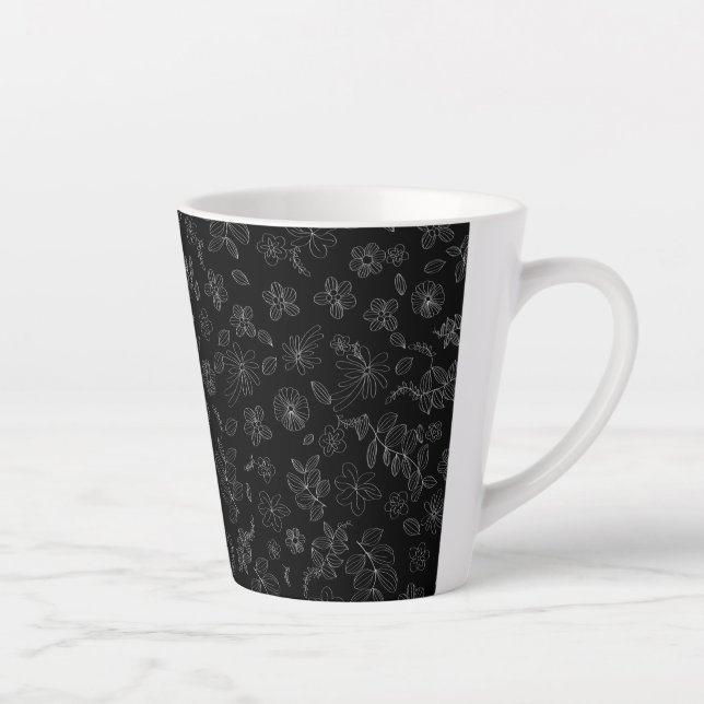 Mein Blume Design 8 Milchtasse (Rechts)