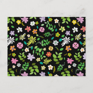 Mein Blumendesign 5 Postkarte