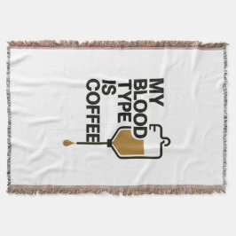 Mein Bluttyp ist der Kaffeeblanker Decke
