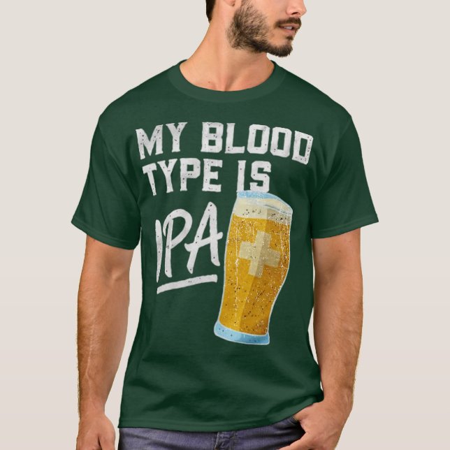 Mein Bluttyp ist IPA T-Shirt (Vorderseite)