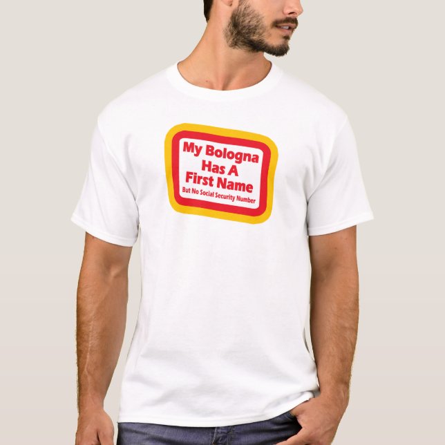 Mein Bologna hat einen Vornamen T-Shirt (Vorderseite)