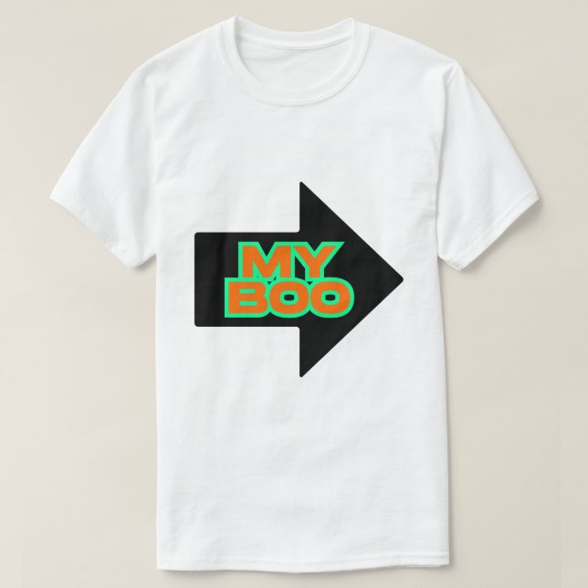 Mein Boo Matching Couples Tee Shirt (Design vorne)