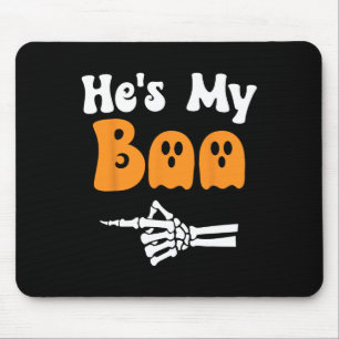 Mein Boo Matching Halloween Pajama Paare hat mein  Mousepad
