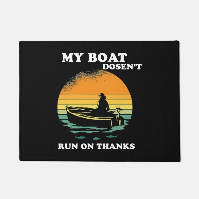 Mein Boot läuft nicht auf Danke Fußmatte (Vorderseite)