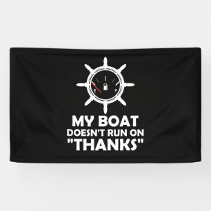 Mein Boot läuft nicht dank sonnigen Boots Banner
