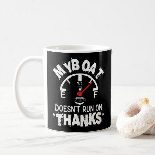 Mein Boot läuft nicht mit DANKE, Lustige Kapitän G Kaffeetasse