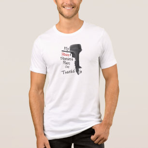 Mein Boot läuft nicht mit Danke Tri-Blend Shirt