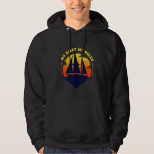 Mein Boot Meine Regel Captain Bootsteg Pontoon Hoodie