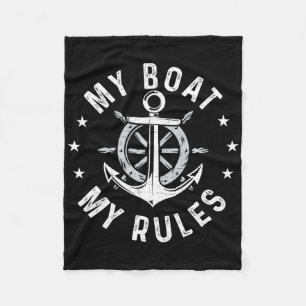 Mein Boot, meine Regeln - Bootfahren Segelboot Kap Fleecedecke