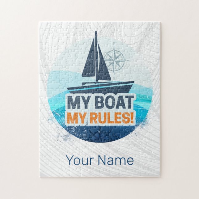 Mein Boot, meine Regeln für Kapitän oder Skipper V (Vertikal)
