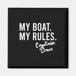 Mein Boot, meine Regeln, Kapitän Dave, personalisi Magnet