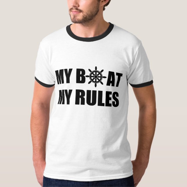 MEIN BOOT MEINE REGELN T-Shirt (Vorderseite)