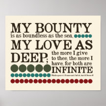 Mein Bounty ist so grenzenlos wie das Meer..