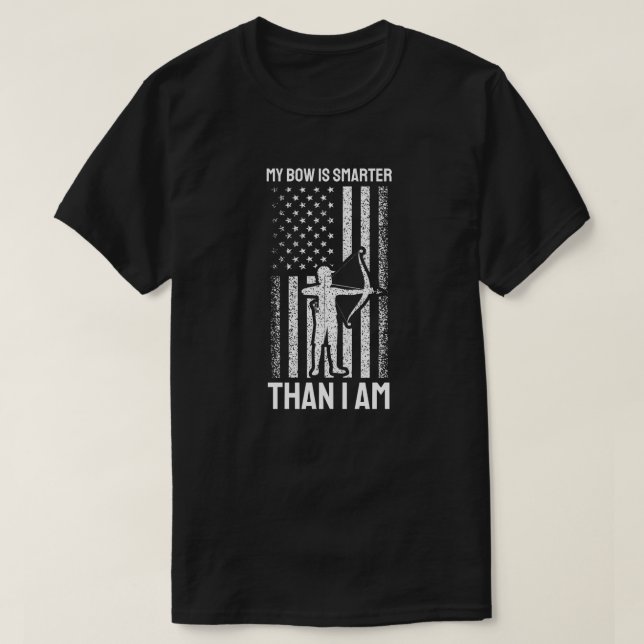 Mein Bow ist schlauer als ich | Redewendungen T-Shirt (Design vorne)