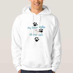 Mein Boxer geht ganz über mich swearshirt Hoodie