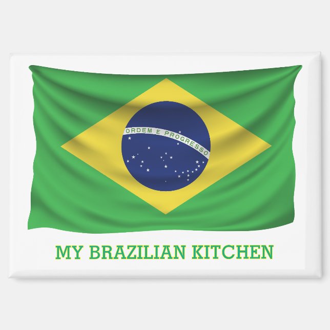 Mein brasilianisches Küchenmagnet Magnet (Vorderseite)