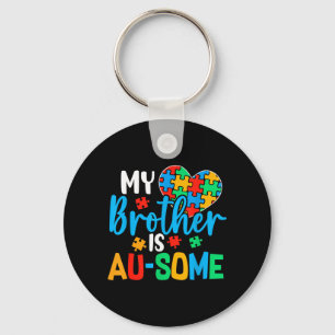 Mein Bruder ist Au-Some Au-Bewusstseinsakzeptanz J Schlüsselanhänger