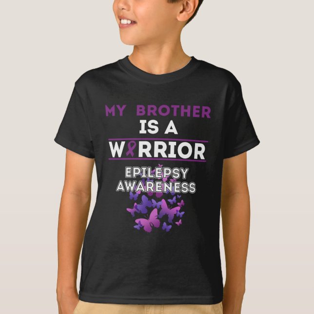 Mein Bruder ist ein Epilepsieger T-Shirt (Vorderseite)
