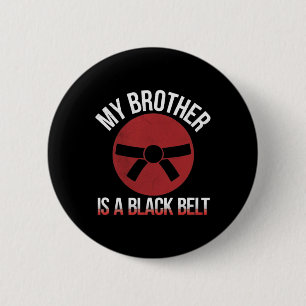 Mein Bruder ist ein Karate der Kampfkünste aus dem Button