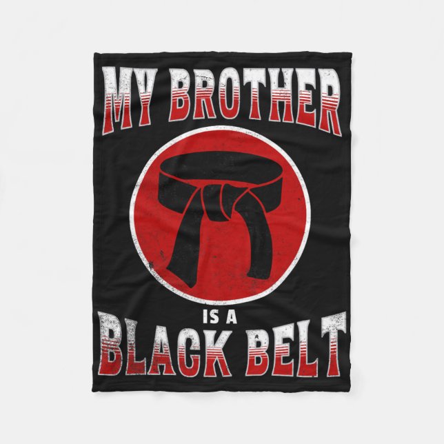 Mein Bruder ist ein Karate der Kampfkünste aus dem Fleecedecke (Vorderseite)