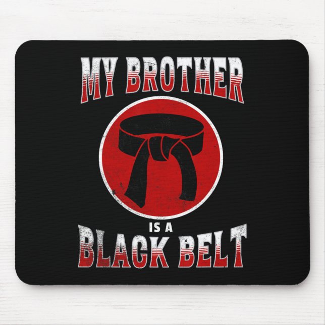 Mein Bruder ist ein Karate der Kampfkünste aus dem Mousepad (Vorne)