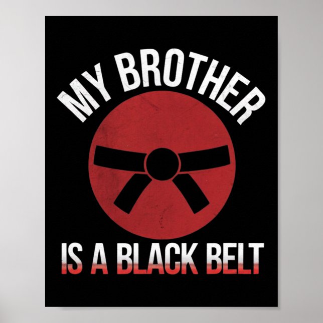 Mein Bruder ist ein Karate der Kampfkünste aus dem Poster (Vorne)