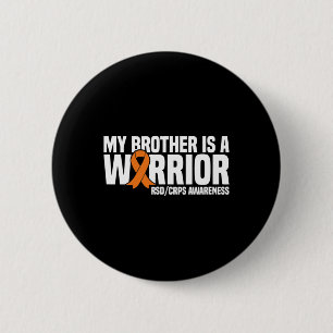 Mein Bruder ist ein Krieger Orange Ribbon Rsdcrps Button