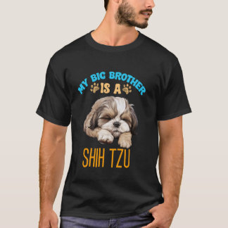 Mein Bruder ist eine schicke Tzu-Hundezucht T-Shirt