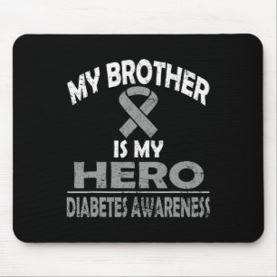 Mein Bruder ist mein Herodiabetes-Bewusstsein für Mousepad