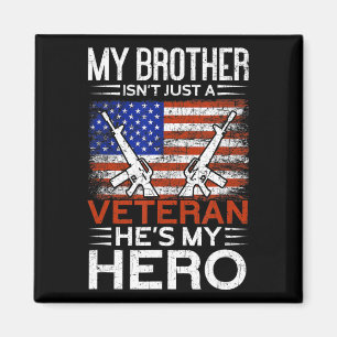 Mein Bruder ist mein herostolzer amerikanischer Ve Magnet