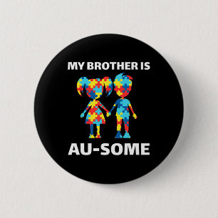 Mein Bruder ist Phantastisch Autismus Sensibilisie Button