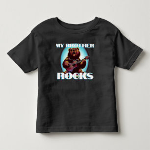Mein Bruder ist super! Bunter Bär Kleinkind T-shirt