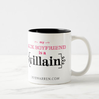 Mein Buch-Freund ist ein Schuft Zweifarbige Tasse