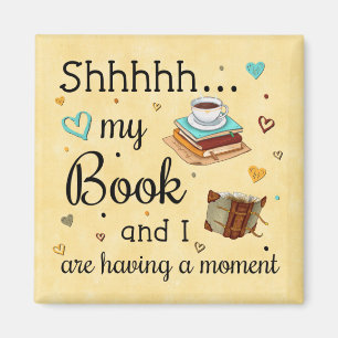 Mein Buch und ich haben einen Moment Magnet