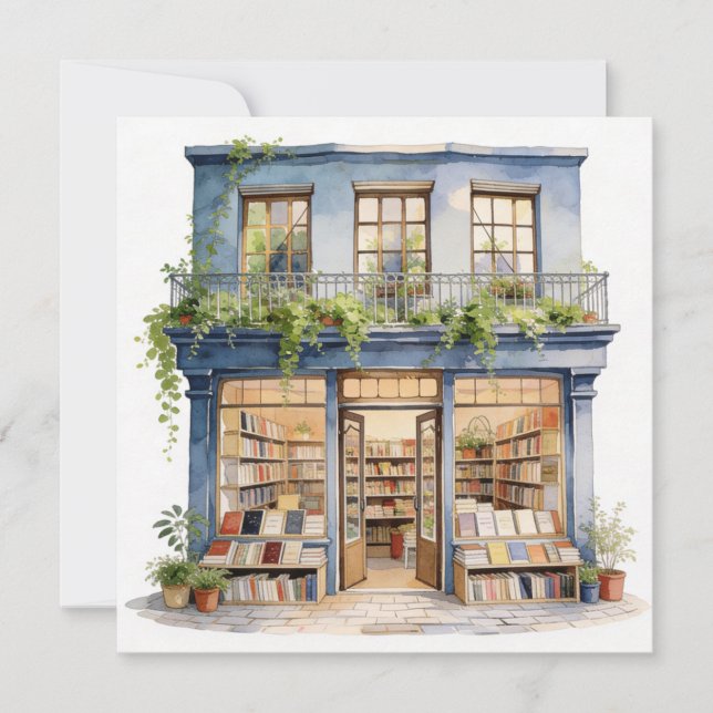 Mein Buchladen  Mitteilungskarte (Vorderseite)