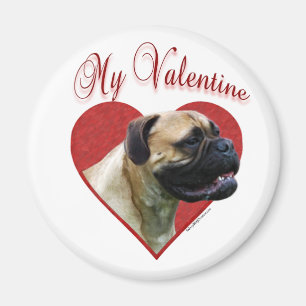 Mein Bullmastiff Valentine Magnet