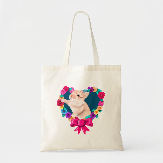 Mein Bunny Valentine Tragetasche (Vorne)
