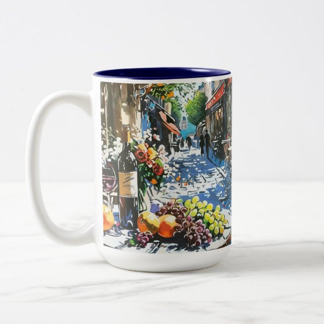 MEIN CAFE ZWEIFARBIGE TASSE (Links)