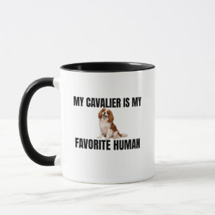Mein Cavalier ist mein Lieblingsmensch-Mug Tasse